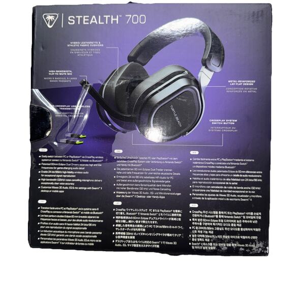 Turtle Beach Stealth 700 Wireless Gaming Headset PC- Black - Picture 2 of 3
